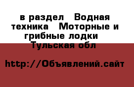  в раздел : Водная техника » Моторные и грибные лодки . Тульская обл.